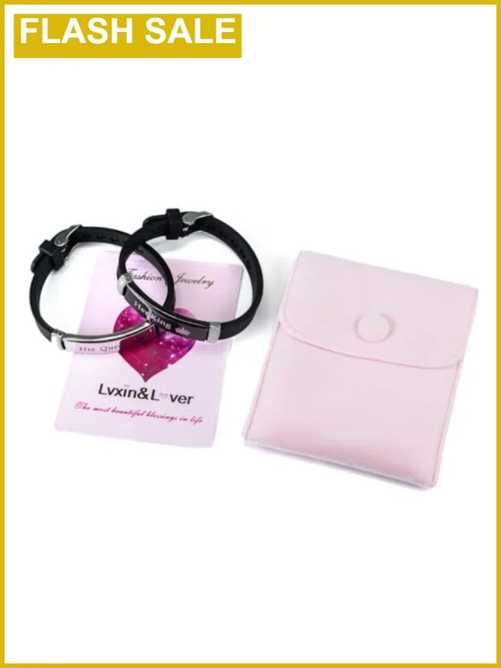 Couple Crown Bracelets Set Luminous King Queen Adjustable Silicone